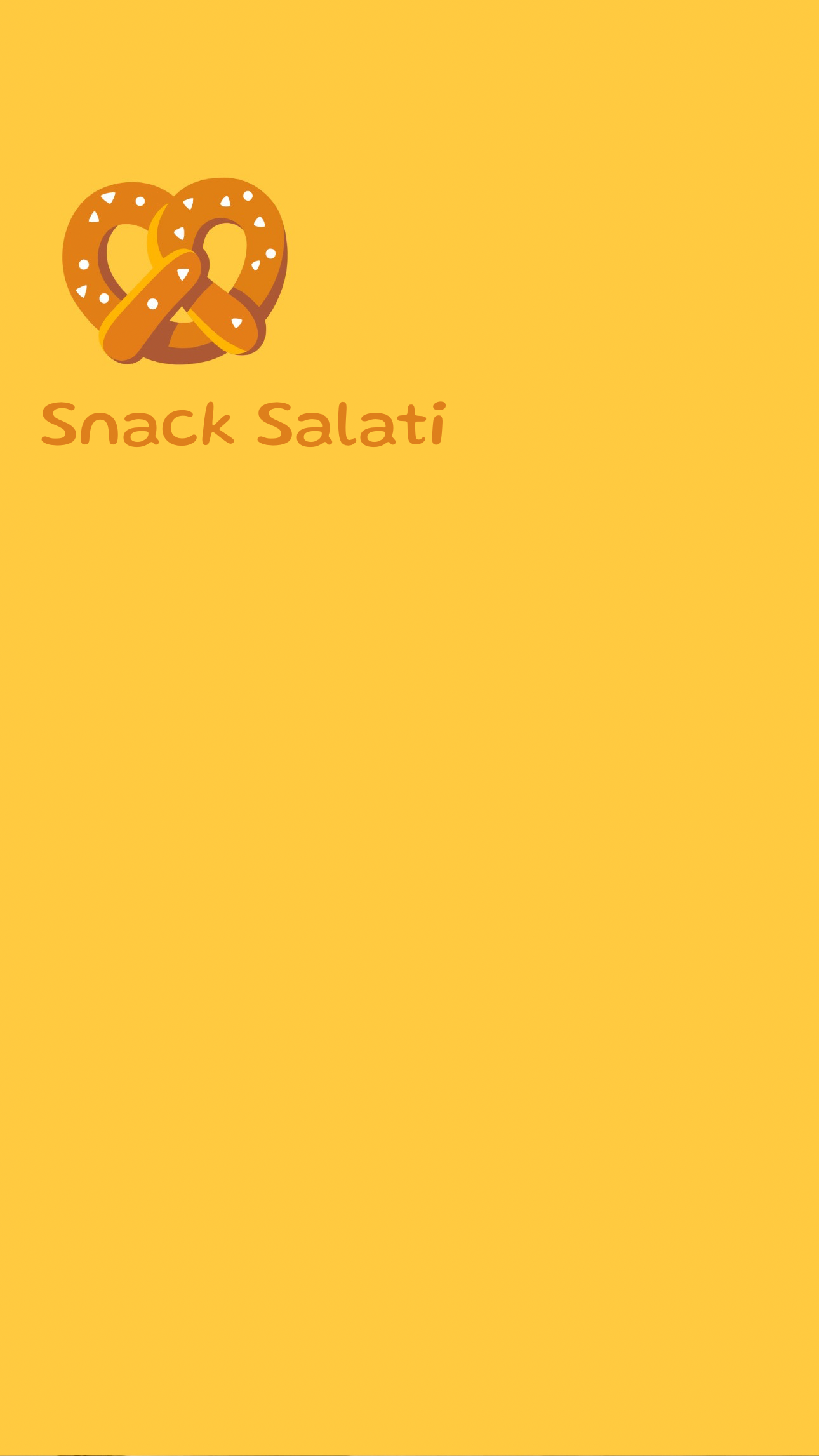 🥨Snack Salati