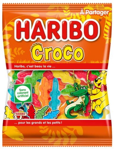 HARIBO- Coccodrillo Gommoso alla Frutta 1Kg