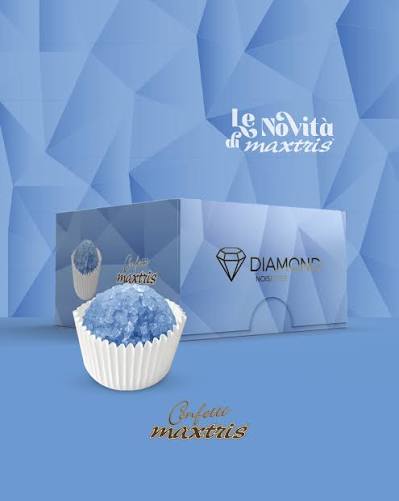 MAXTRIS- Vassoio Diamond Blu Avion