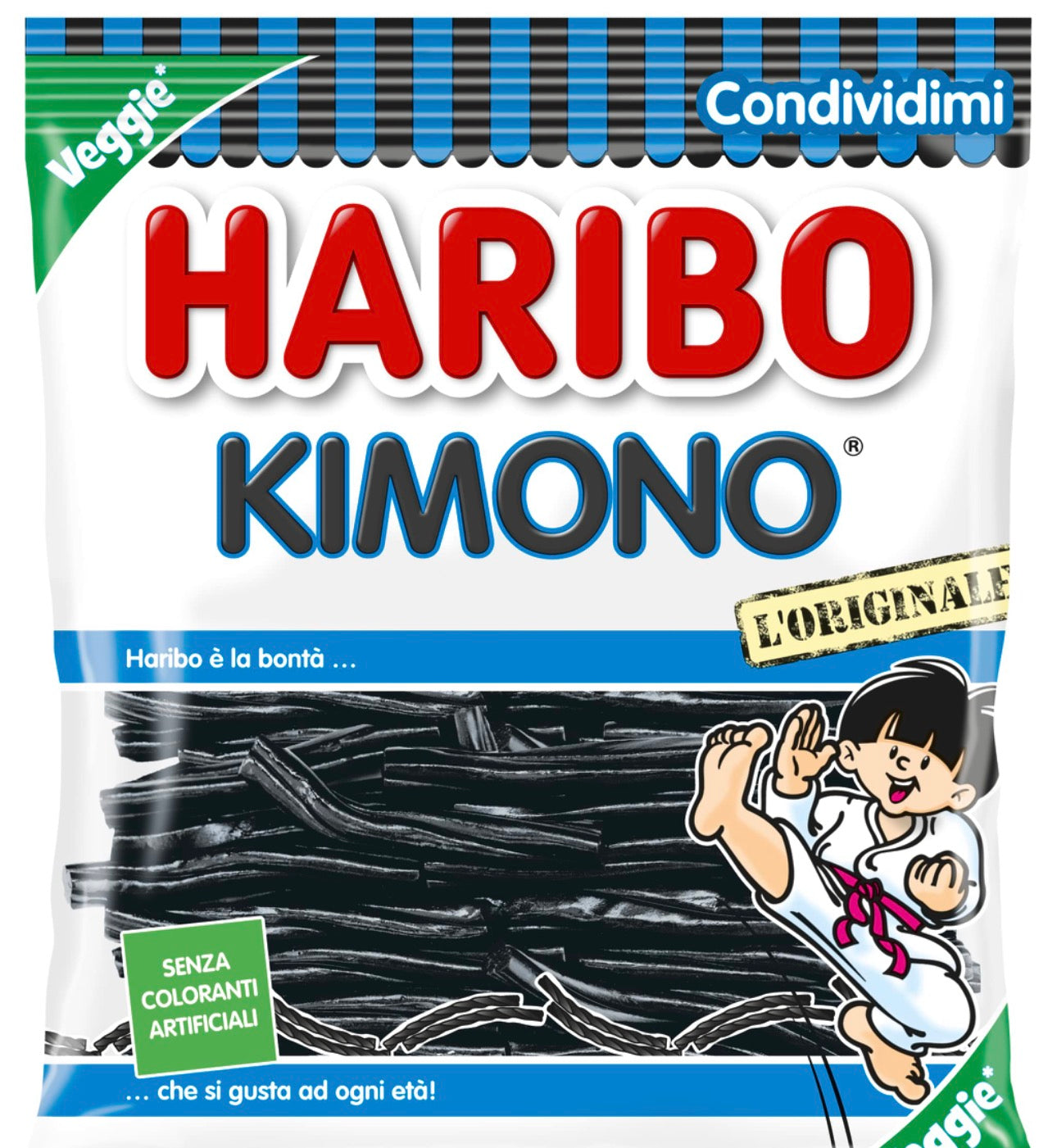 HARIBO- Kimono al gusto Liquirizia 2Kg